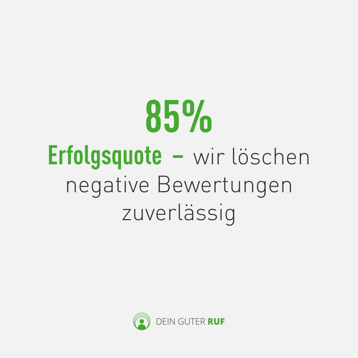 Bewertungen löschen - Einmalservice